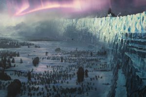 fantasy art, Game of Thrones, Snow, Mammoths