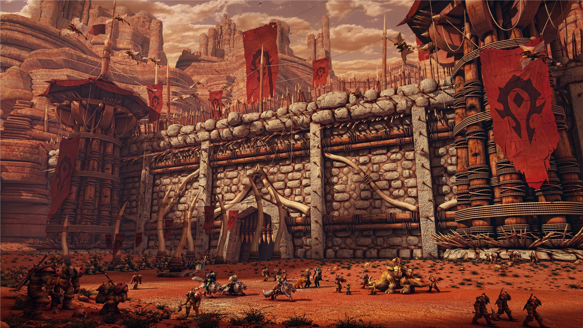 artwork, Fantasy art,  World of Warcraft, Horde Wallpaper