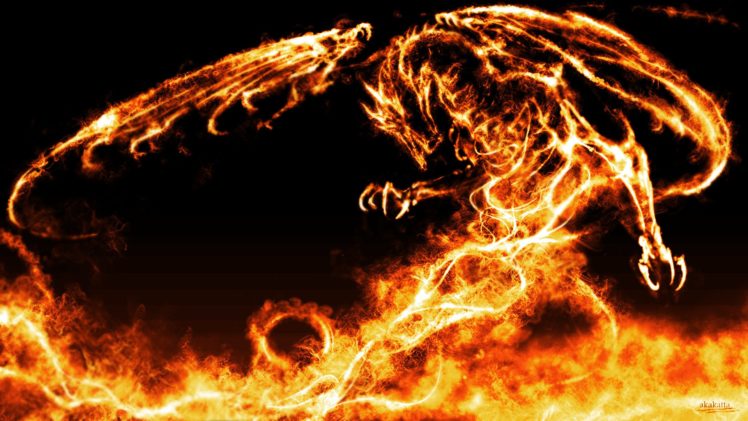 fire, Dragon HD Wallpaper Desktop Background