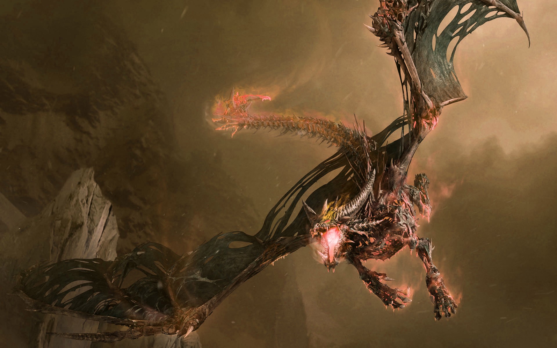 artwork, Dragon Wallpaper