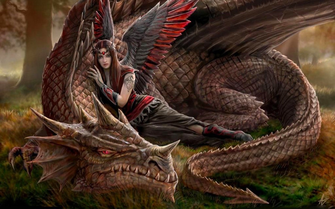 artwork, Dragon Wallpaper