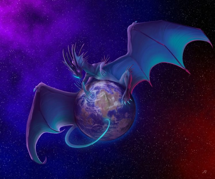 dragon, Earth HD Wallpaper Desktop Background