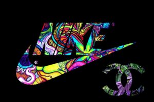 Nike, Sneakers, Women, Swaggy, Psychedelic