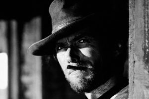 Clint Eastwood, Monochrome, Actor, Men