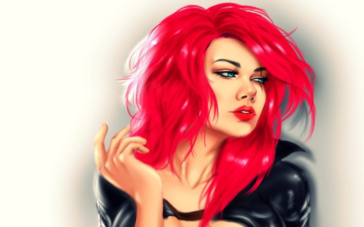 artwork, Women, Redhead HD Wallpaper Desktop Background