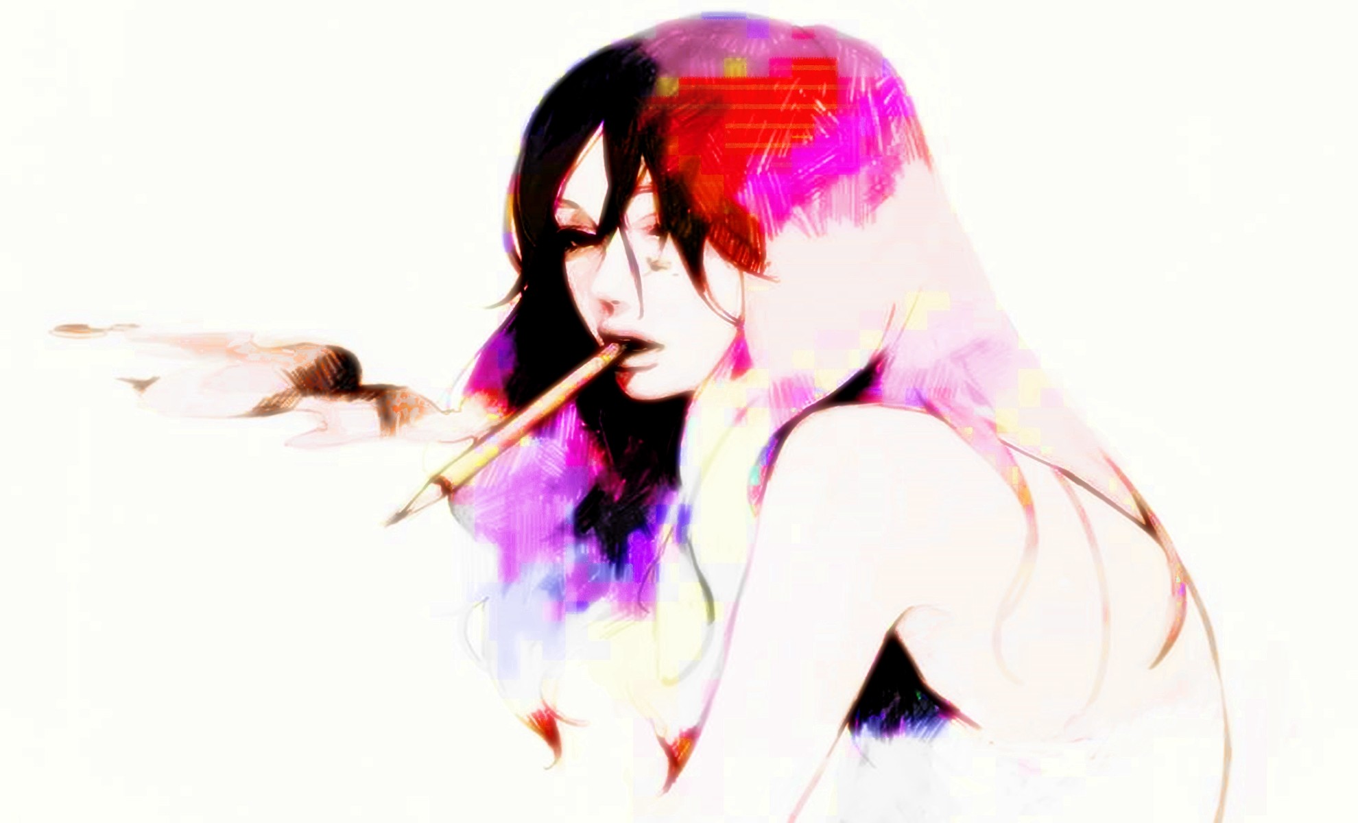 women, Drawing Wallpaper