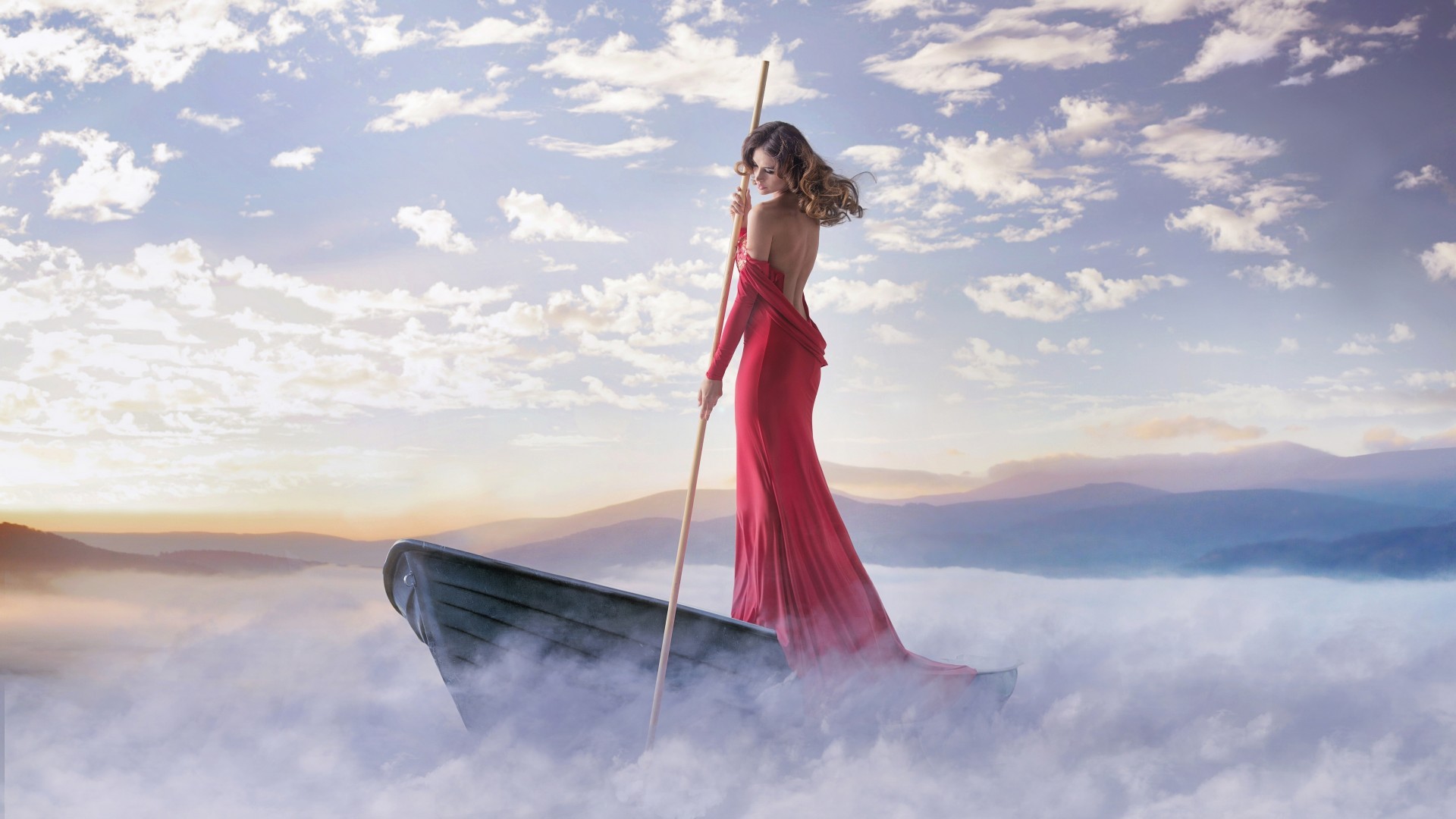 boat, Women Wallpaper