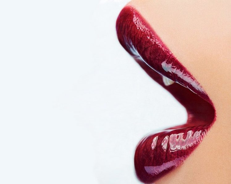 lips, Women, Red HD Wallpaper Desktop Background