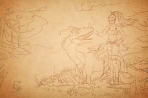 Tibia, PC gaming, RPG, Creature, Drawing, Women, Druids