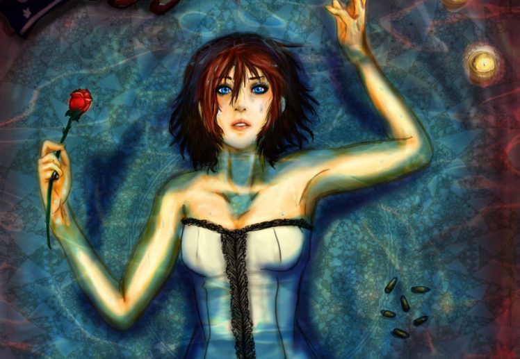 women, Rose, Artwork, BioShock Infinite HD Wallpaper Desktop Background