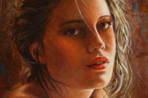 women, Portrait, Painting