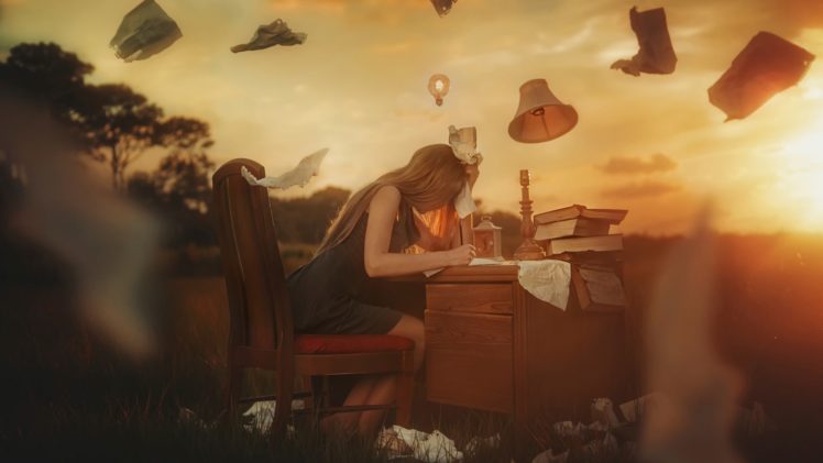 photography, Studying, Field, Women HD Wallpaper Desktop Background