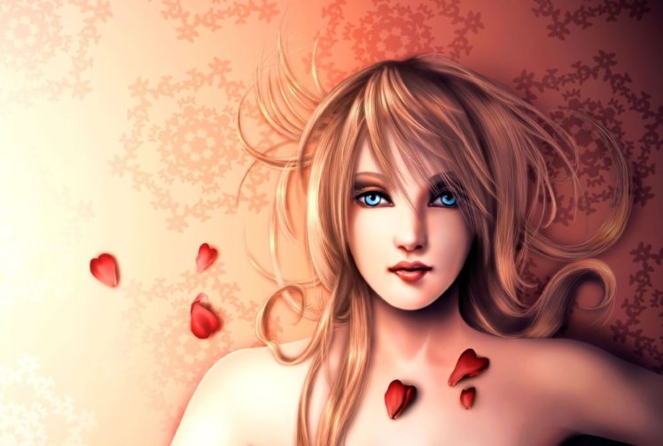 artwork, Hearts, Women HD Wallpaper Desktop Background