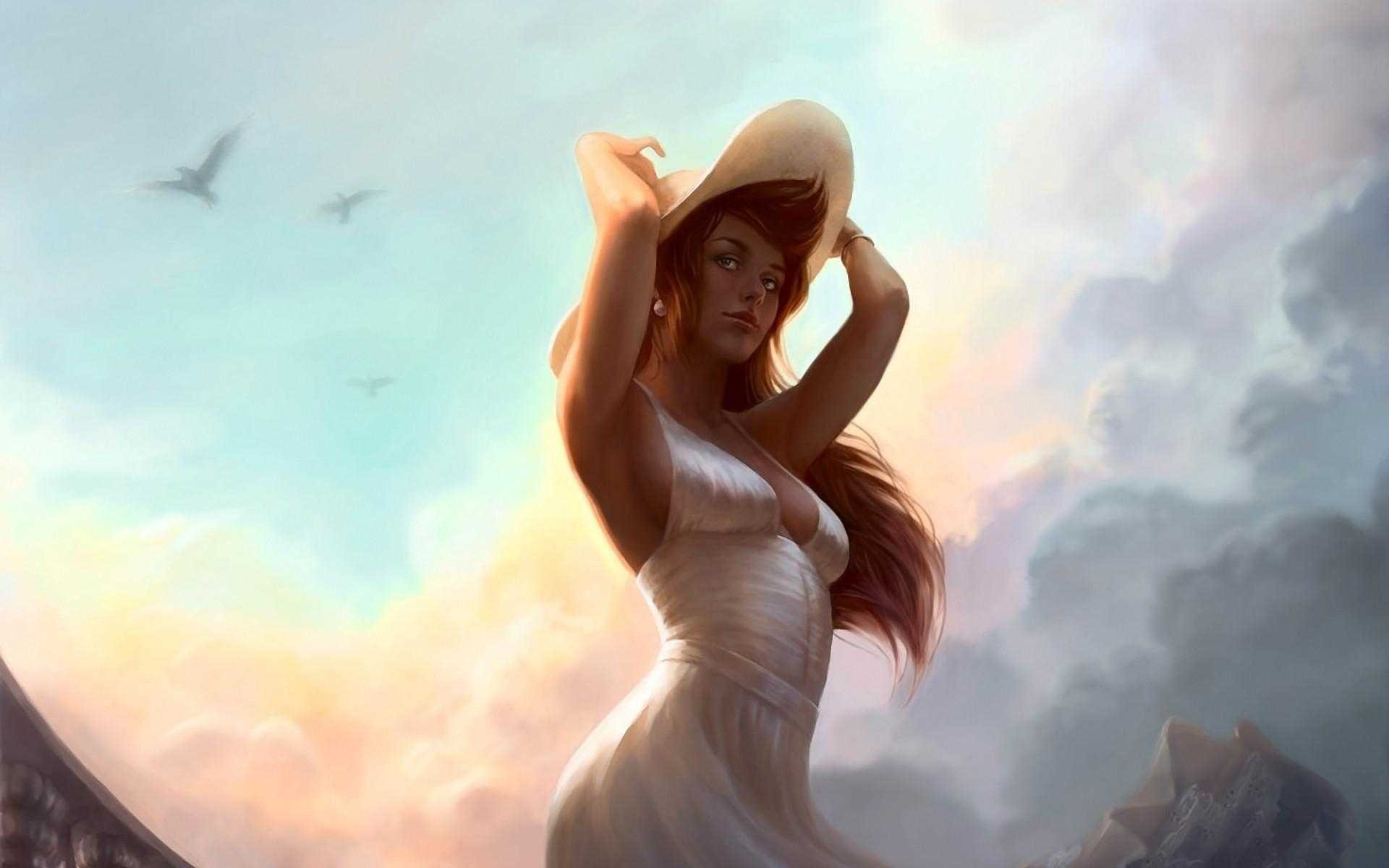 painting, Women Wallpaper