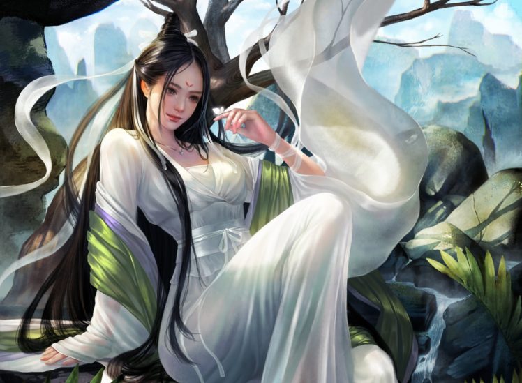 Asian, Women, Fantasy art, Artwork HD Wallpaper Desktop Background