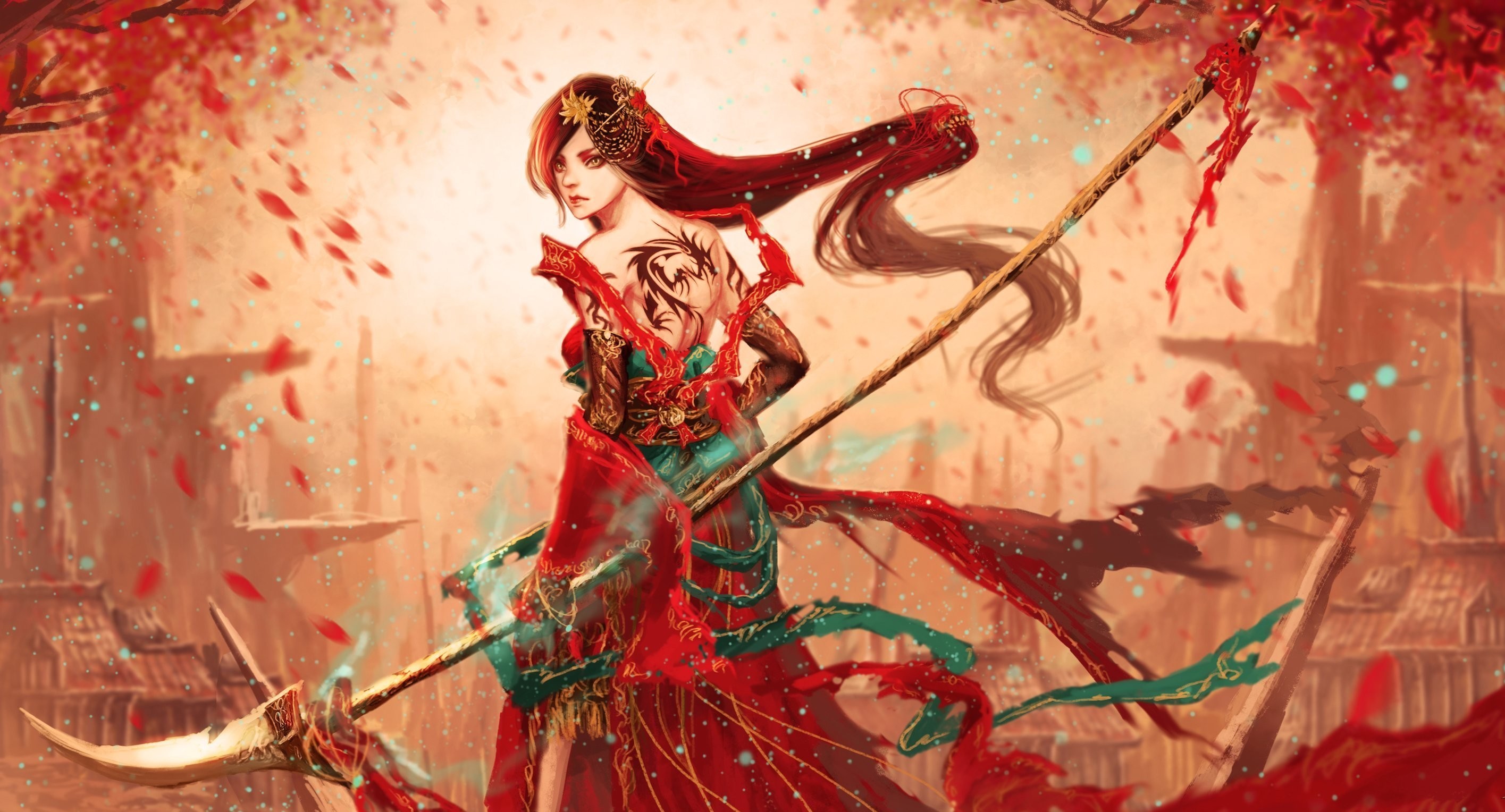 women, Warrior, Fantasy art, Artwork Wallpaper