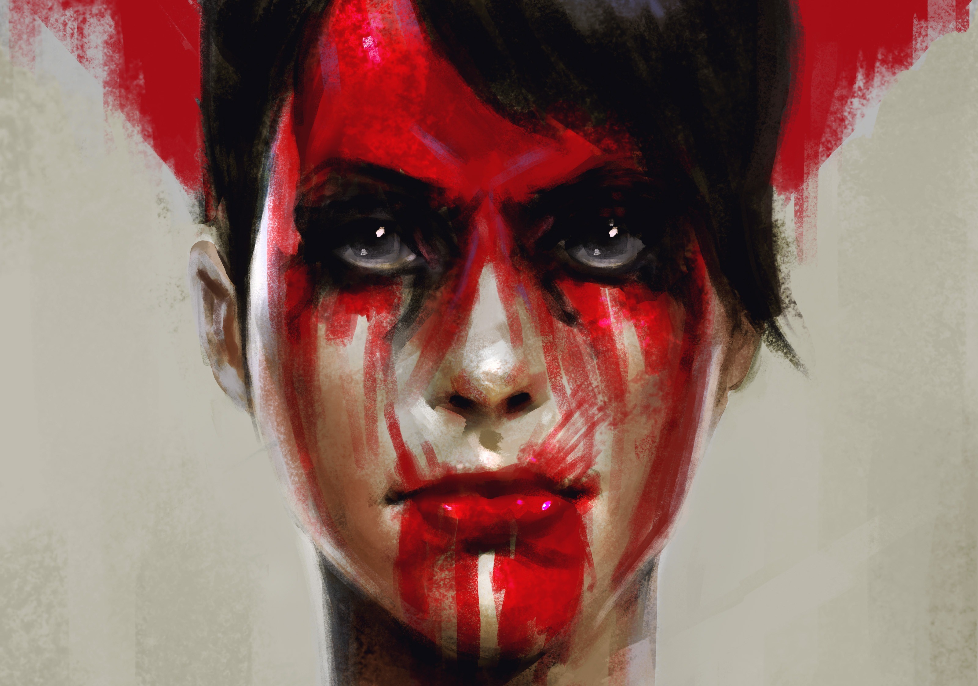 women, Face, Artwork Wallpaper