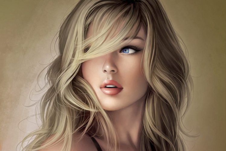 women, Blonde, Artwork HD Wallpaper Desktop Background