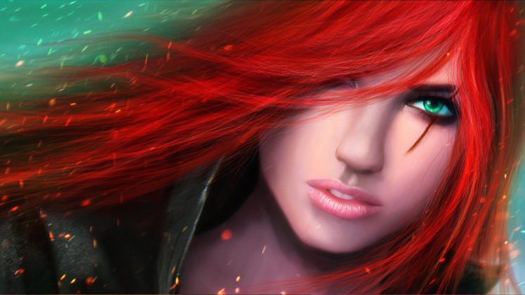women, Face, Redhead, Fantasy art, Artwork HD Wallpaper Desktop Background