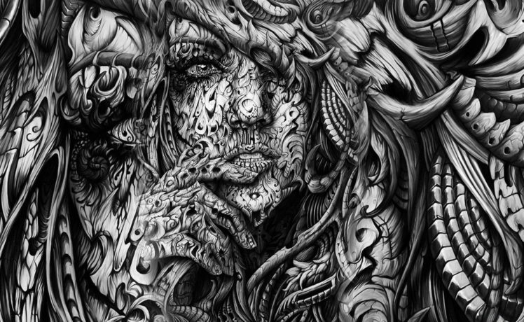 face, Women, Artwork, Fantasy art HD Wallpaper Desktop Background