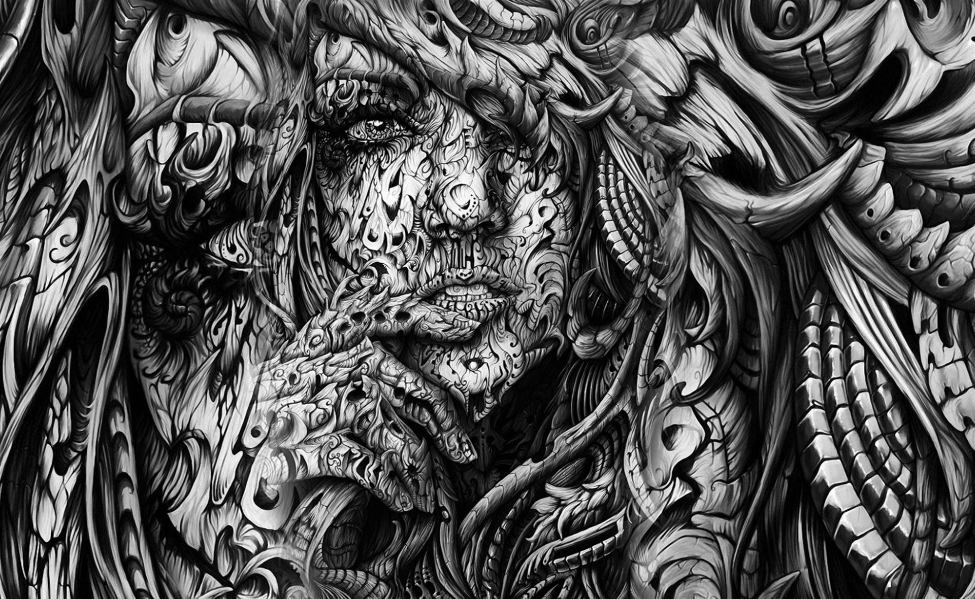 face, Women, Artwork, Fantasy art Wallpaper