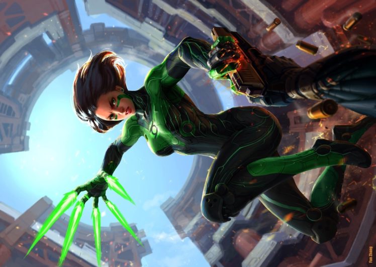 women, Green Lantern HD Wallpaper Desktop Background