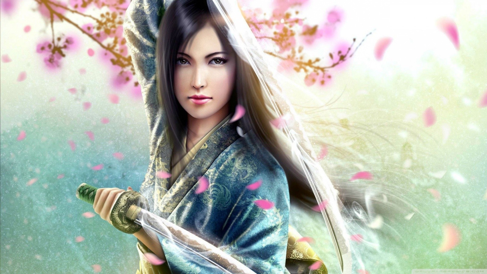 women, Anime, Sword, Fantasy art, Artwork Wallpaper