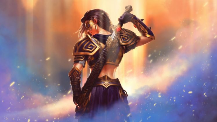women, Warrior HD Wallpaper Desktop Background