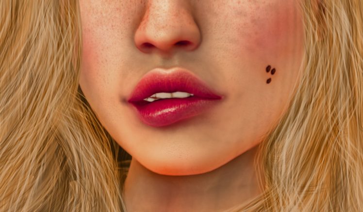 lips, Face, Women, Artwork HD Wallpaper Desktop Background
