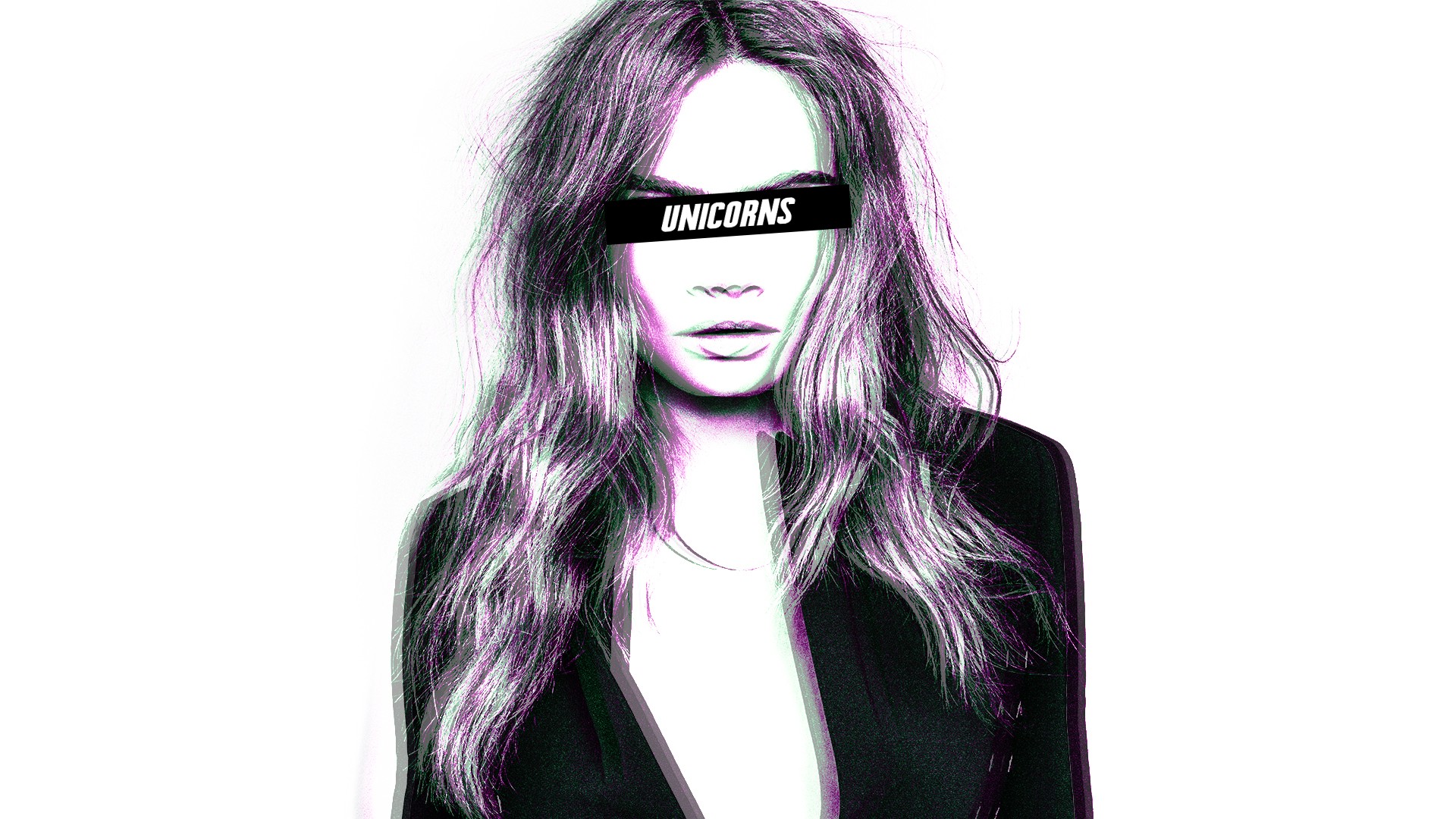 women, Cara Delevingne, Photoshopped, Abstract, Anaglyph 3D, Censored Wallpaper