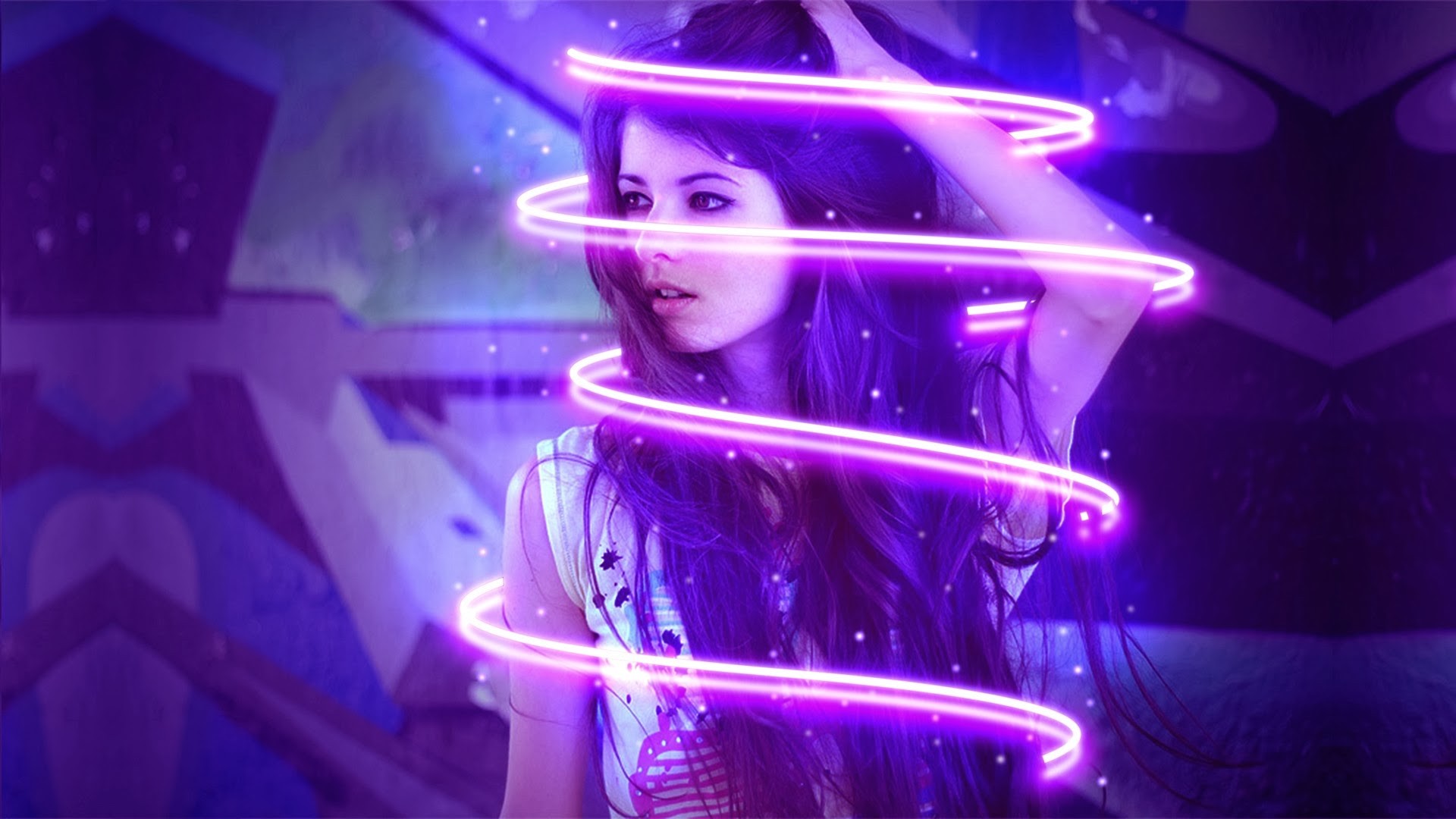 women, Streaks Wallpaper