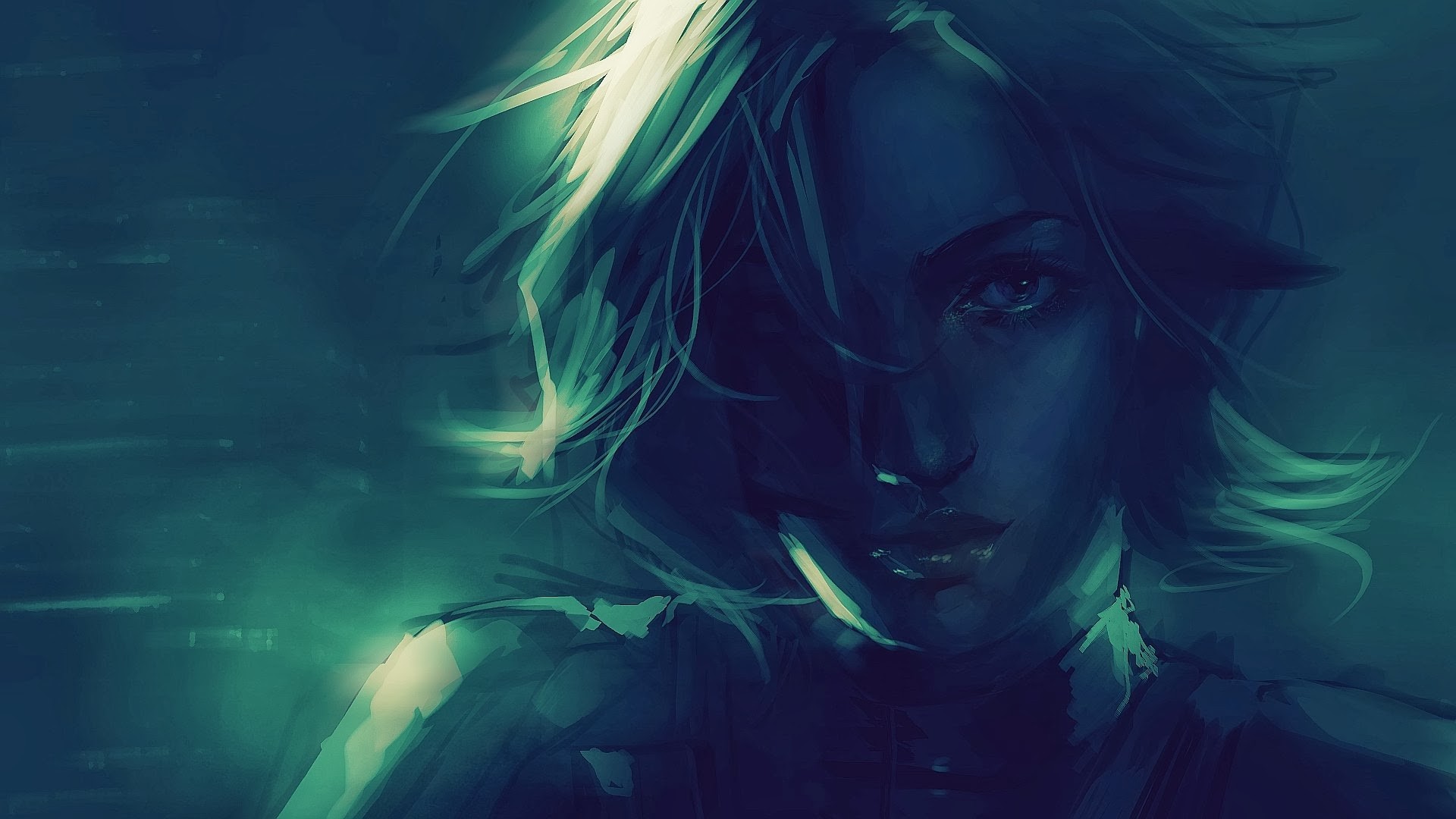 artwork, Women, Face Wallpaper
