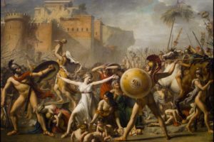 Les Sabines, Tableau, Romania, War, Jacques Louis David, The Intervention of the Sabine Women, Painting