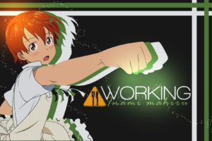 Working!!, Anime girls, Inami Mahiru