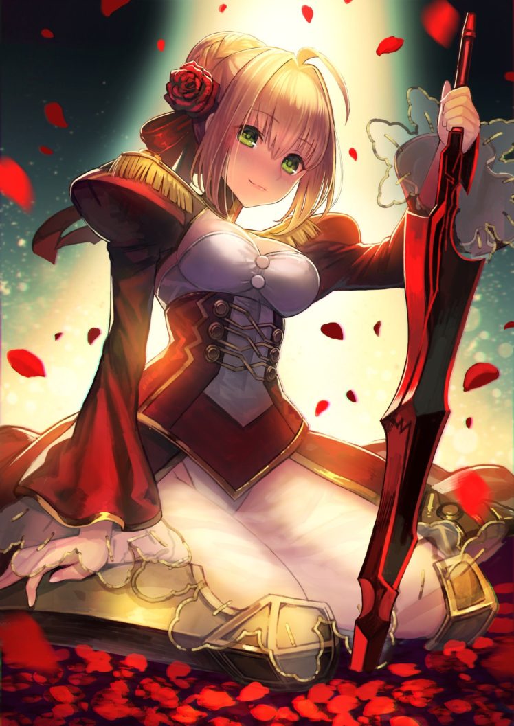Posterior Cleavage Cleavage Blonde Green Eyes Armor Red Dress