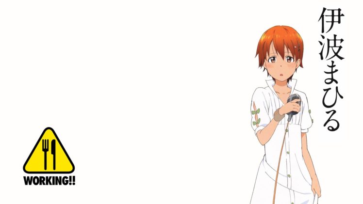 looking at viewer, Anime, Anime girls, Working!!, Inami Mahiru, Wagnaria HD Wallpaper Desktop Background