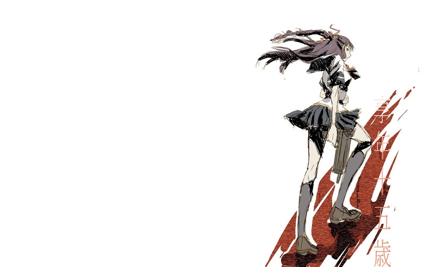 anime girls, Shikabane Hime, Hoshimura Makina Wallpaper