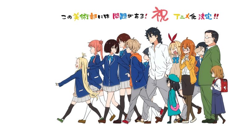 Kono Bijutsubu ni wa Mondai ga Aru!, Usami Mizuki, Imari Maria, Colette (Konobi), Uchimaki Subaru, Tachibana Yumeko, Buchō (Konobi) HD Wallpaper Desktop Background