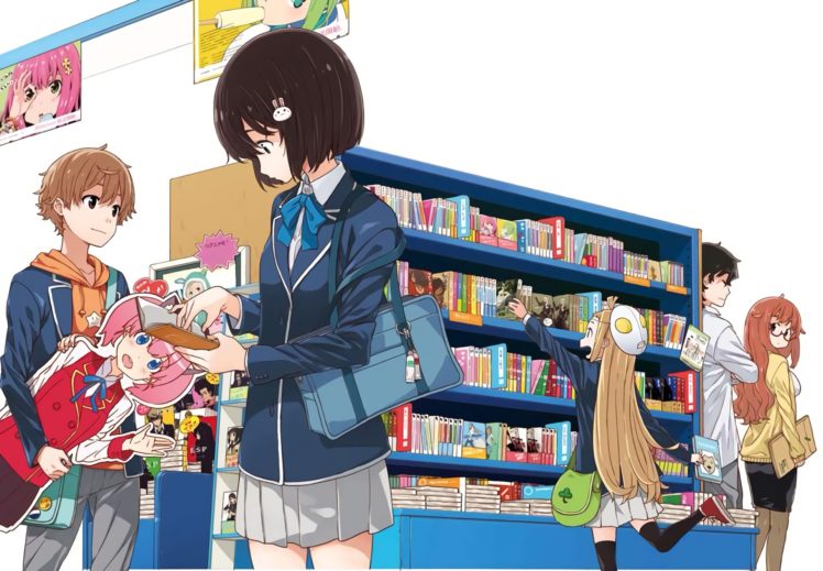 Kono Bijutsubu ni wa Mondai ga Aru!, Usami Mizuki, Colette (Konobi), Uchimaki Subaru, Tachibana Yumeko, Buchō (Konobi), Anime girls, Anime boys, Anime HD Wallpaper Desktop Background