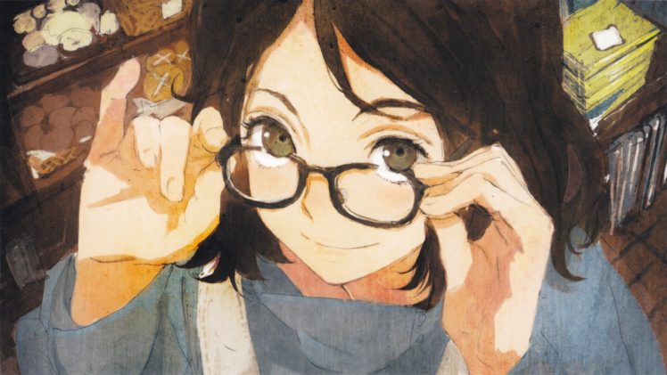 brunette, Anime girls HD Wallpaper Desktop Background