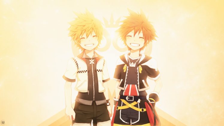 Sora (Kingdom Hearts), Nobody, Heart, Kingdom Hearts, Crown HD Wallpaper Desktop Background