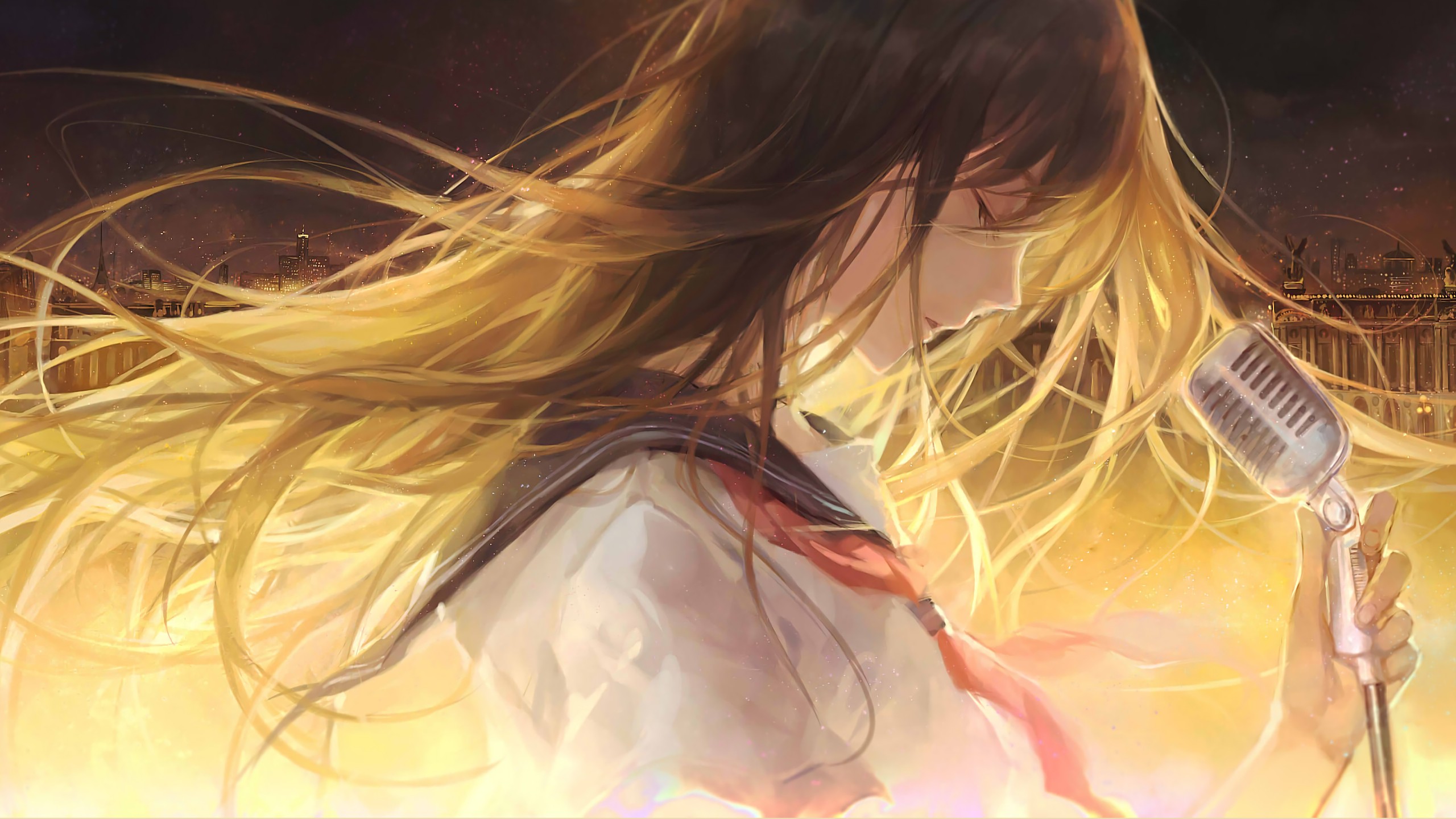 long hair, Anime girls Wallpaper