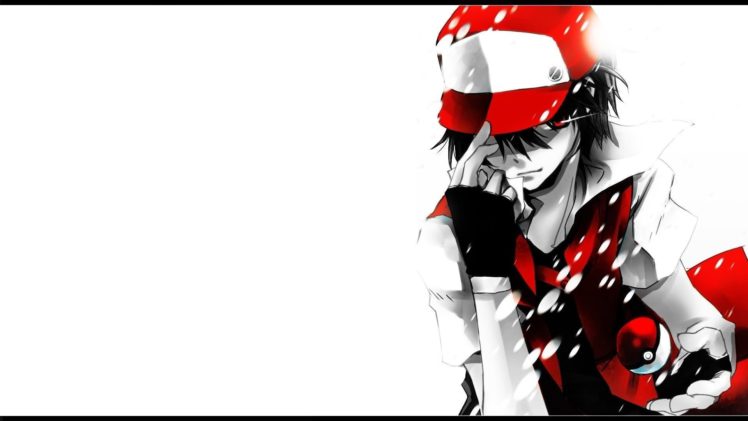 Red (character), Red (Pokemon), Anime HD Wallpaper Desktop Background