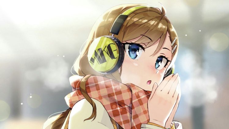 blue eyes, Anime girls, Anime HD Wallpaper Desktop Background