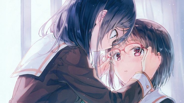 solo, Anime girls, Glasses, Anime HD Wallpaper Desktop Background
