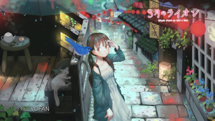 3 gatsu no Lion, Anime girls, Kawamoto Hinata HD Wallpaper Desktop Background