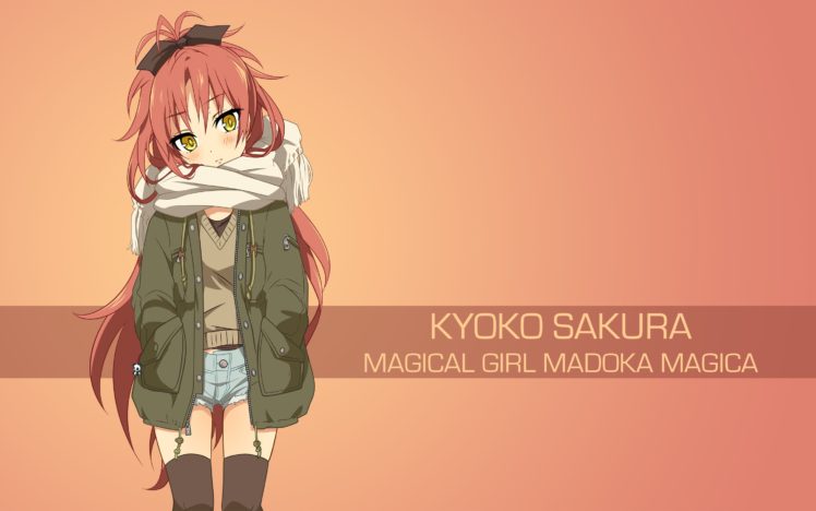 Mahou Shoujo Madoka Magica, Sakura Kyoko, Anime girls HD Wallpaper Desktop Background
