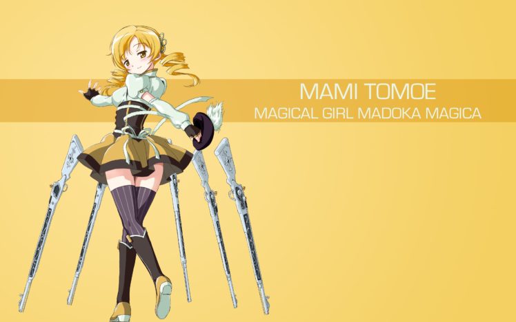 Mahou Shoujo Madoka Magica, Tomoe Mami, Anime girls HD Wallpaper Desktop Background