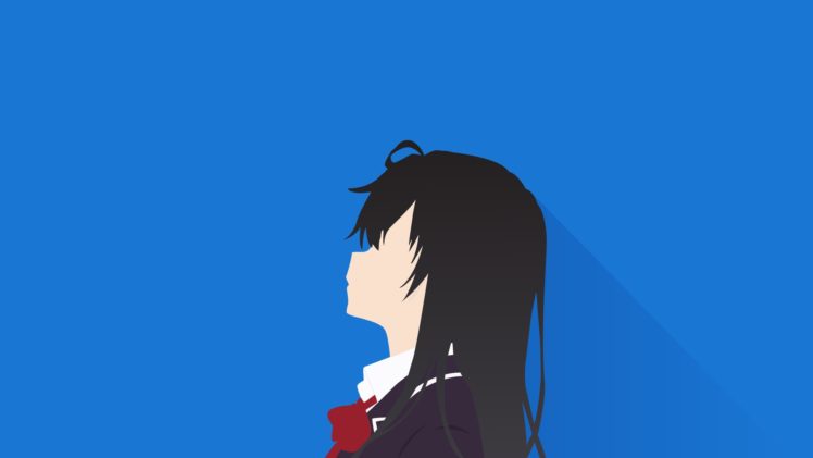 Yahari Ore no Seishun Love Comedy wa Machigatteiru, Anime girls, Yukinoshita Yukino HD Wallpaper Desktop Background