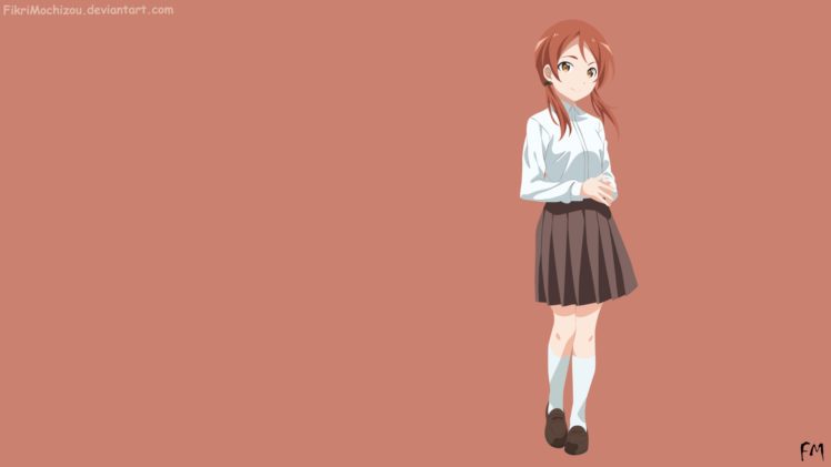 Demi chan wa Kataritai, Anime girls, Takanashi Himari HD Wallpaper Desktop Background
